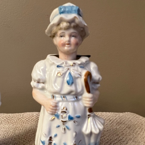 Pair of Antique Victorian Bisque Nodders - Picture 5 of 10